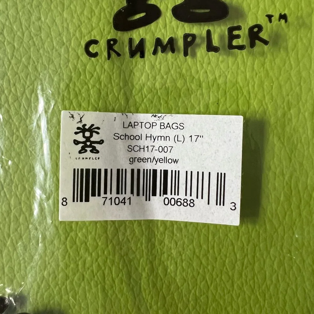 NWT vintage Crumpler (Australian) 'The School Hymn' 17